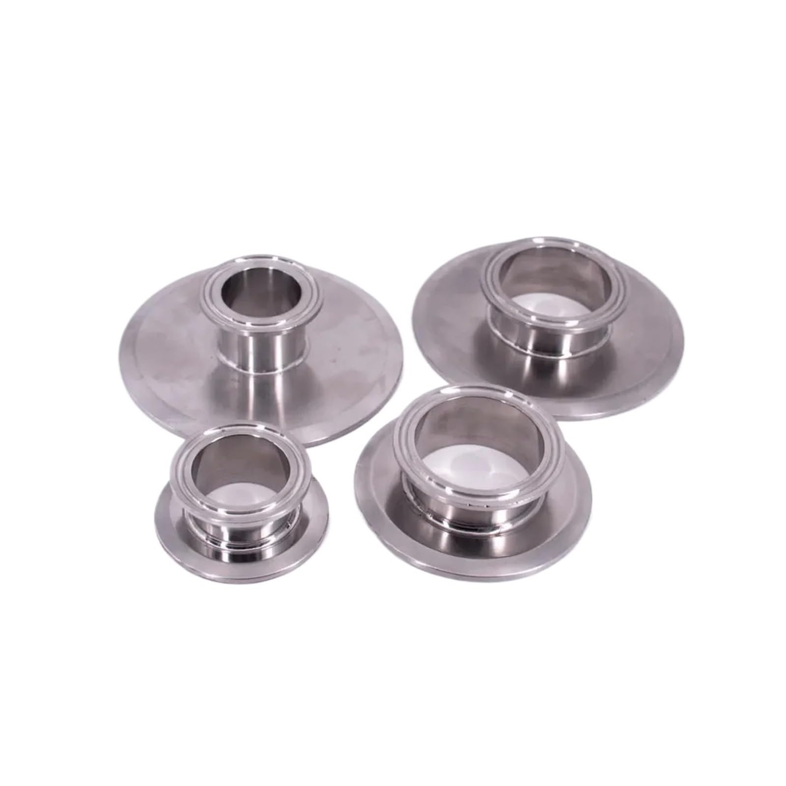 Générique 1.5 "2" 2.5 "3" 3.5 "4" Tri pince réducteur bride courte OD embout réduisant SUS 304 acier inoxydable sanitaire maison bière brassage(91mm-64mm)