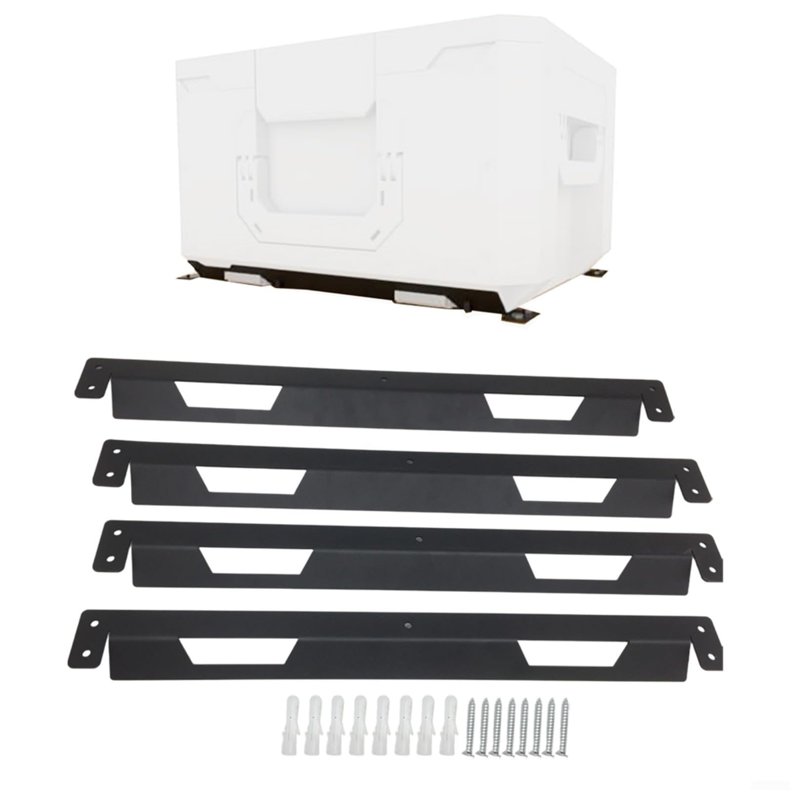 Lot de 2 supports muraux en métal compatibles avec toughbuilt pour