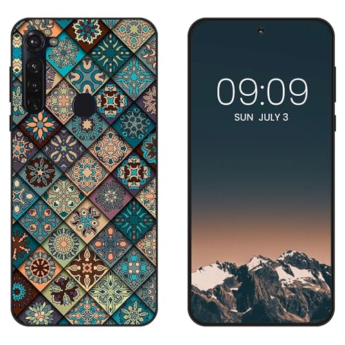 WUACYEAMING Funda Bonita para Motorola Moto G Pro,Carcasa con Aesthetic Lindo Dibujos,Ultrafina Suave TPU Antigolpes Case Divertidas Diseño Negro-Marco de Madera a Cuadros