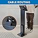 Mount-It! Anti-Theft Tablet Floor Stand Kiosk, Commercial Floor Kiosk with Universal Enclosure, Locking Tablet Mount Stand for iPad Gen 7-10, Pro, Air, 10.2 inch, 10.9 inch