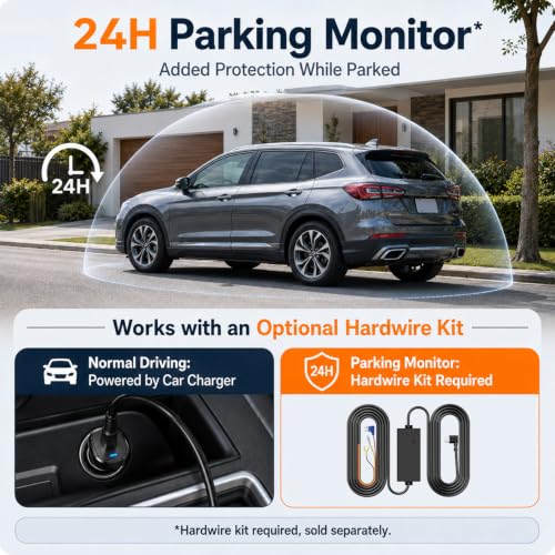E-YEEGER S50 2.5K Dual Dash Cam