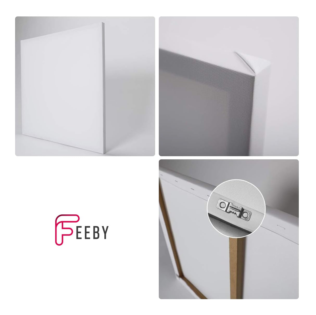 Feeby Leinwand Bilder - Bunte afrikanische Frau - Vlies 120x80 cm - Deko Wohnzimmer - Wandbilder Schlafzimmer - Deko Aesthetic - Wand Deko - Leinwand Groß - Deko Zimmer - Leinwandbilder XXL