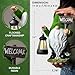 Garden Gnomes Outdoor with LED Solar Light - 11’’ Funny Gnome Decorations/ ornaments for Home/Yard/Patio Solar Lantern Garden Statues - Decor -Fall Deals/clearance - Housewarming/Birthday Gifts
