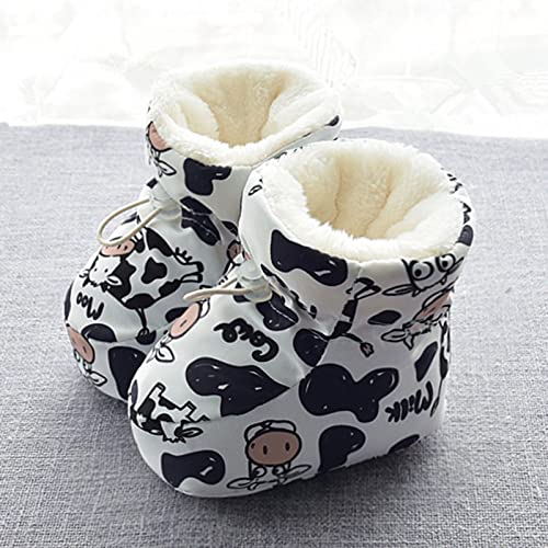 Baby Shoes Toddler Shoes Cotton Shoes Plus Velvet Thick Warm Soft Soled Shoes Cute Do Not Fall Boots For Girls Size 9 #TOP4