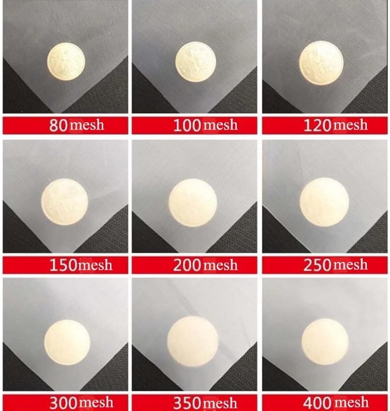 Miniatura 4 de Filtro de nailon de grado alimenticio de grado alimenticio Keuken Olie Voedsel Mes (color  malla 40, tamaño 3.3 x 3.3 ft)