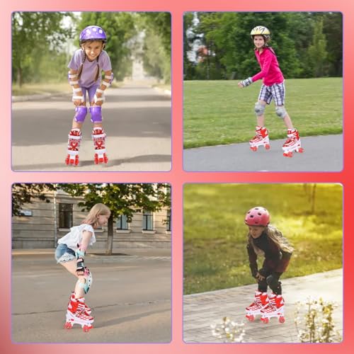 Szhzs Kids Roller Skates For Boys Girls Child Toddler Beginners thumb #6