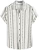 Camisa Hawaiana VATPAVE Hombre Manga Corta con Botones Verano 2