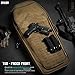 Savior Equipment The Coffin T.G.B Tactical Gun Bag Soft Case Carrier Shoulder Sling Pack Padded Bug-Out Bag, Low Profile, MOLLE Panel, Hook-N-Loop Webbing, 30 Inch Flat Dark Earth Tan