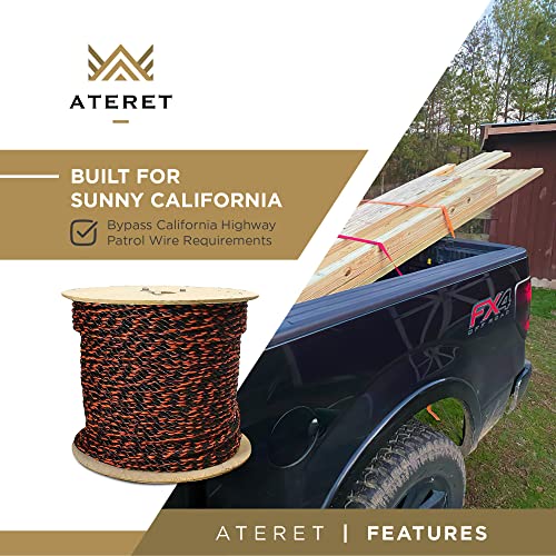 Ateret ATPPMCT3/8100 California Truck Rope - 3/8 Inch X 100 Feet Twisted 3 Strands Polypropylene Rope thumb #3
