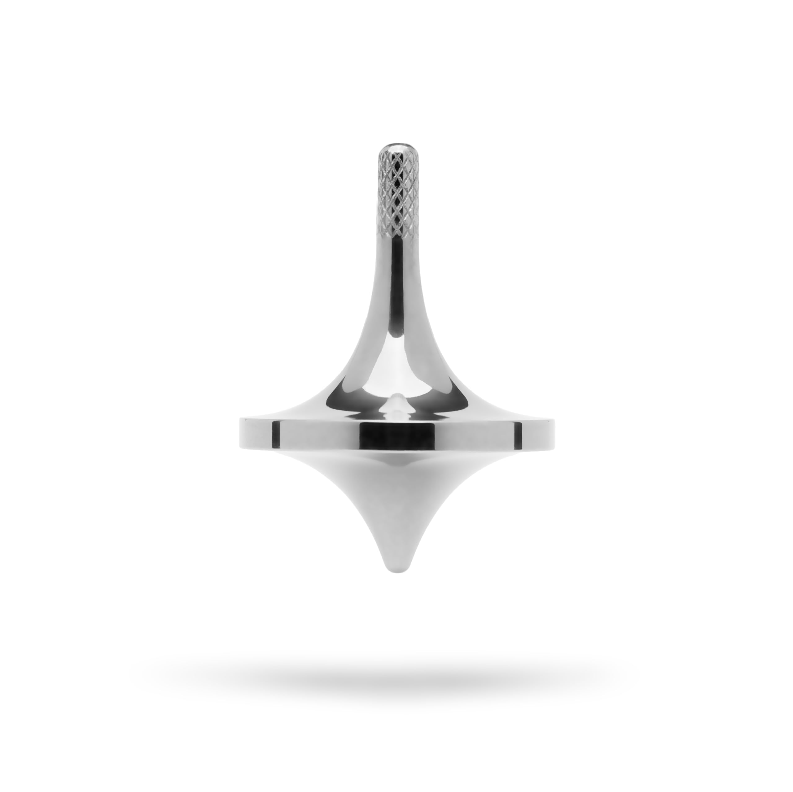 Stainless Steel Spinning Top | Made in USA | CNC Metal Desk Toy for Adults and Children | Long Spin Time, Stress Relief, Focus, Meditation & Fidget Toy Gift