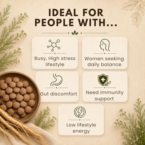 Image of Earthen Story Certified Organic Shatavari Tablets (120) | Lab Tested for 190+ Pesticides | Asparagus Racemosus Root for Hormonal Balance, Vitality & Feminine Wellness | Vegan, Non-GMO
