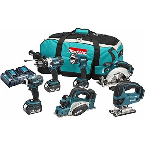 Makita 18v Li-ion 6 Piece Combo Kit Cover