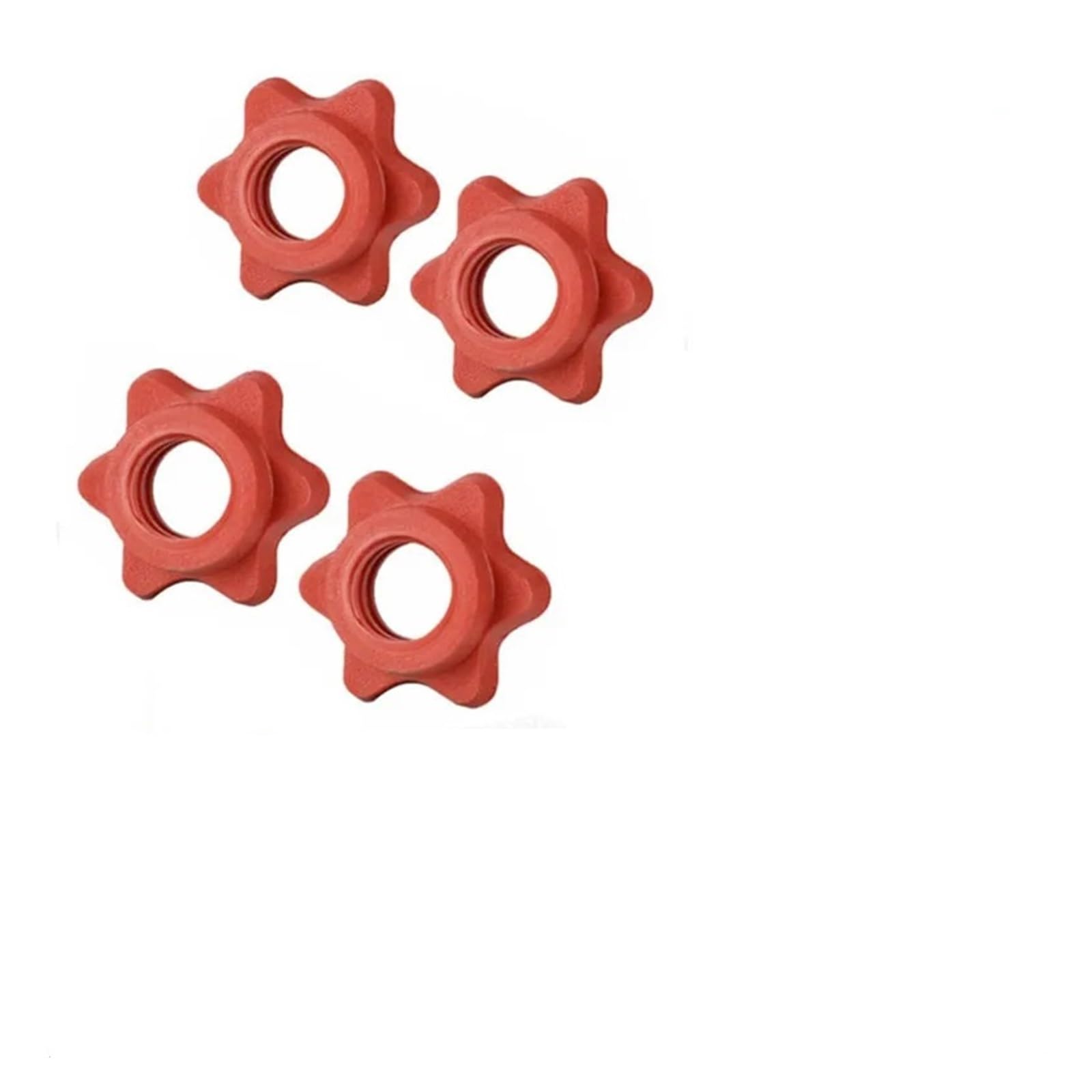 2pcs 25mm Dumbbells Safety Locks Dumbbell Nut Weight Check Nuts Barbell Bar Clips Spin Lock Collars Gym Fitness Equipment (Size : 2pcs Red B)