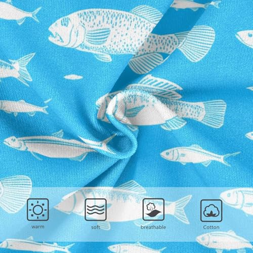 Ocean Fish Blue Toddler Girls's Underwear 2T 23031613