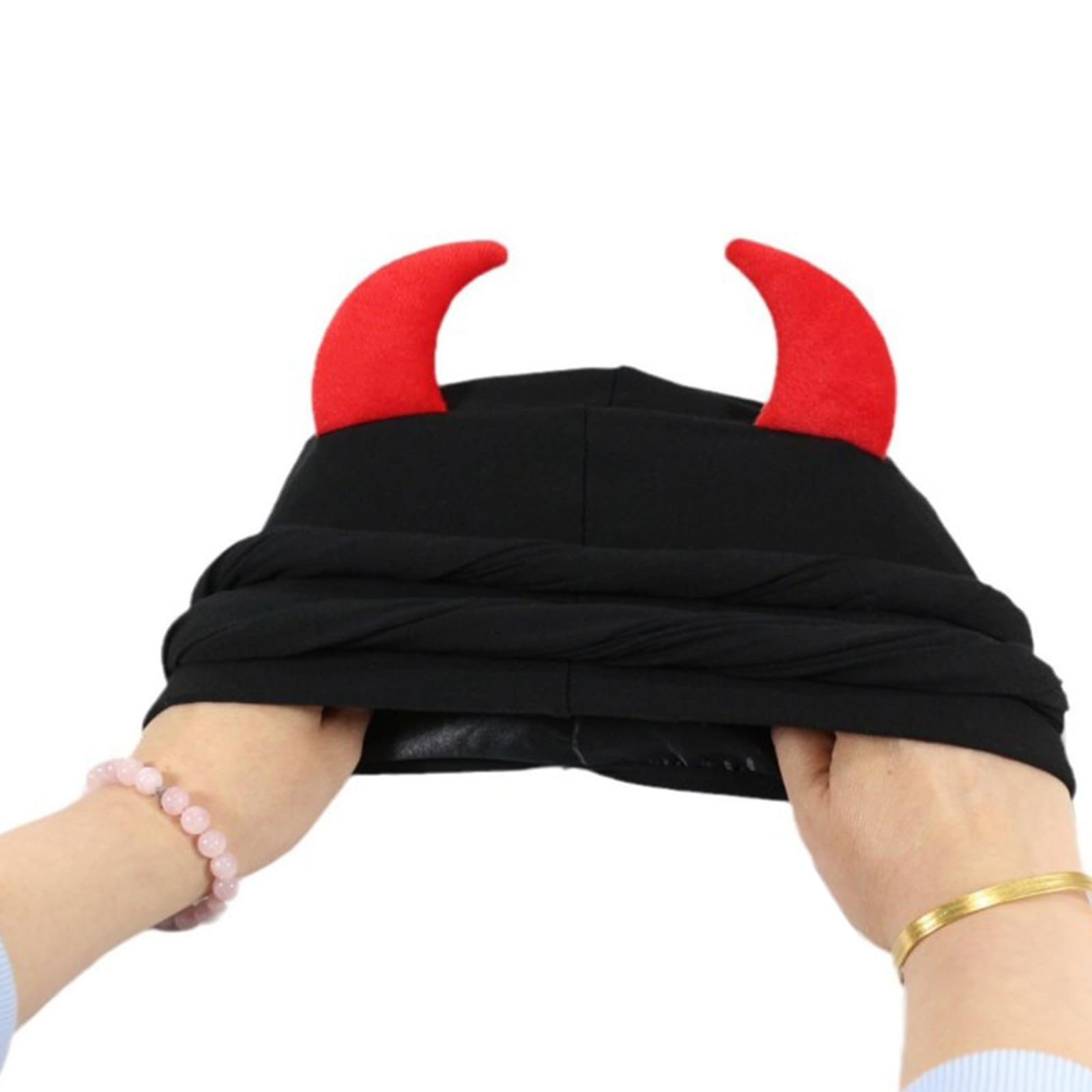 Bandana testa, Bandana francese, Bandana Durag traspirante for sport all'aria aperta Cappello a bandana morbido regolabile Cappello con teschio regolabile con fodera morbida