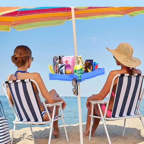 Plateau de parasol de plage pour éviter le sable dans vos verres de table de piscine
