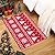 RUGSREAL 2x3 Christmas Entryway Doormat Small Indoor Throw Rug Front Door Xmas Decorative Rug Machine Washable Floor Carpet Non Slip Area Rug for Bedroom Living Room Nursery, Red 2' x 3'