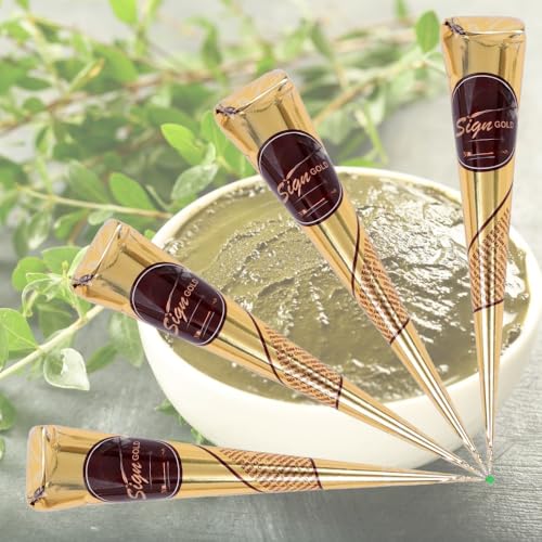 100% Natural Ready to Use Henna Paste Hair Color for Reddish Brown Hair Dye Cones (Pack of 3) - Suitable for All Hair Types
| 100% Natural Ready to Use Henna Paste Reddish Brown Hair Dye Cones (Pack of 3) - Ideal forSensitive Scalp Users
| 100% Natu