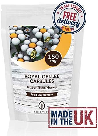 Bumble Bee Honey Fresh Royal Jelly Gellee 150mg 60 Capsules Health Food Supplements Queen Bees Vitamins Minerals Amino Acids Trace Elements Honey Bee Milk