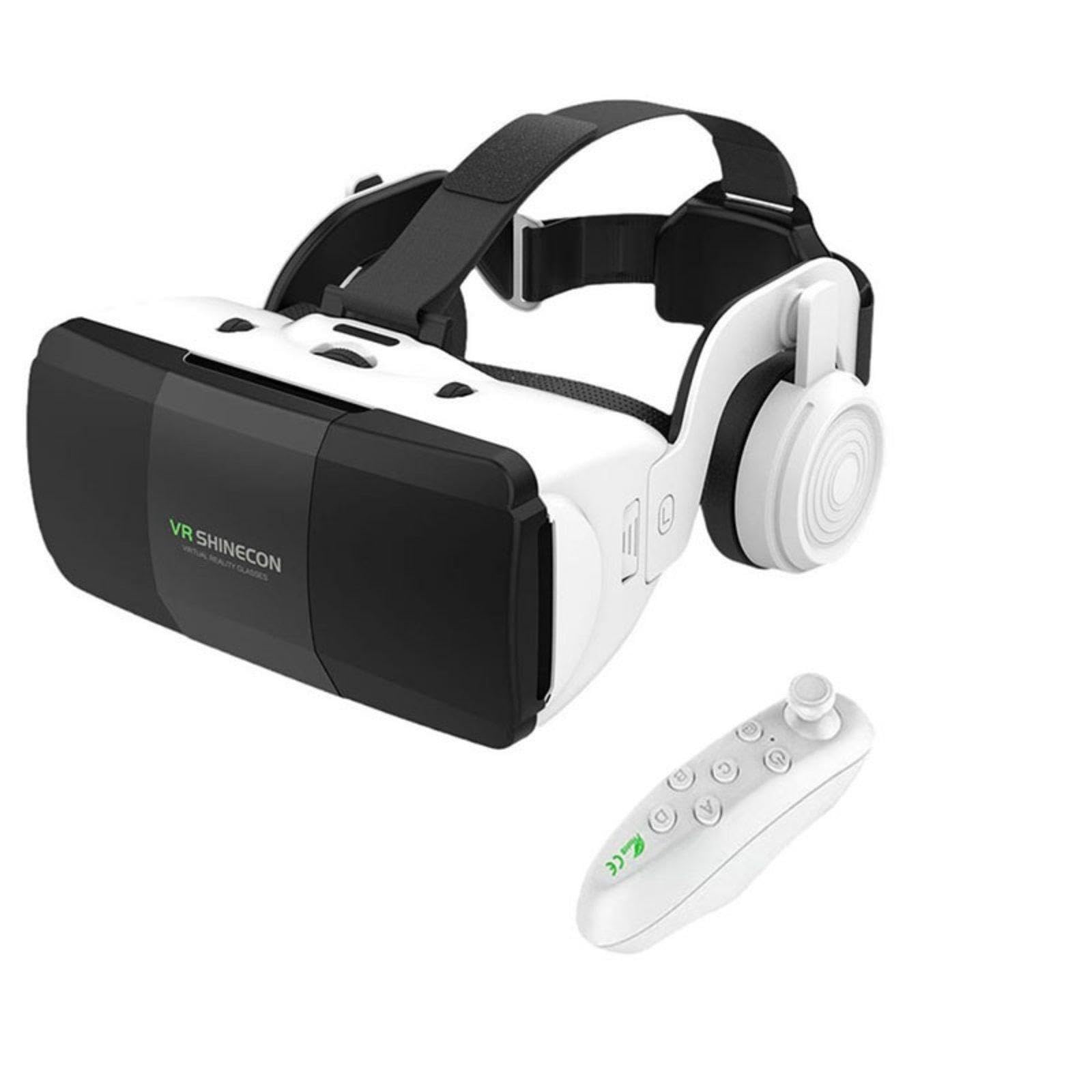 mobile headset headset adjustable head strap 3d headset headset comfortable fit phone viewer for movie fans, gaming hobbyists g06ed y1 white