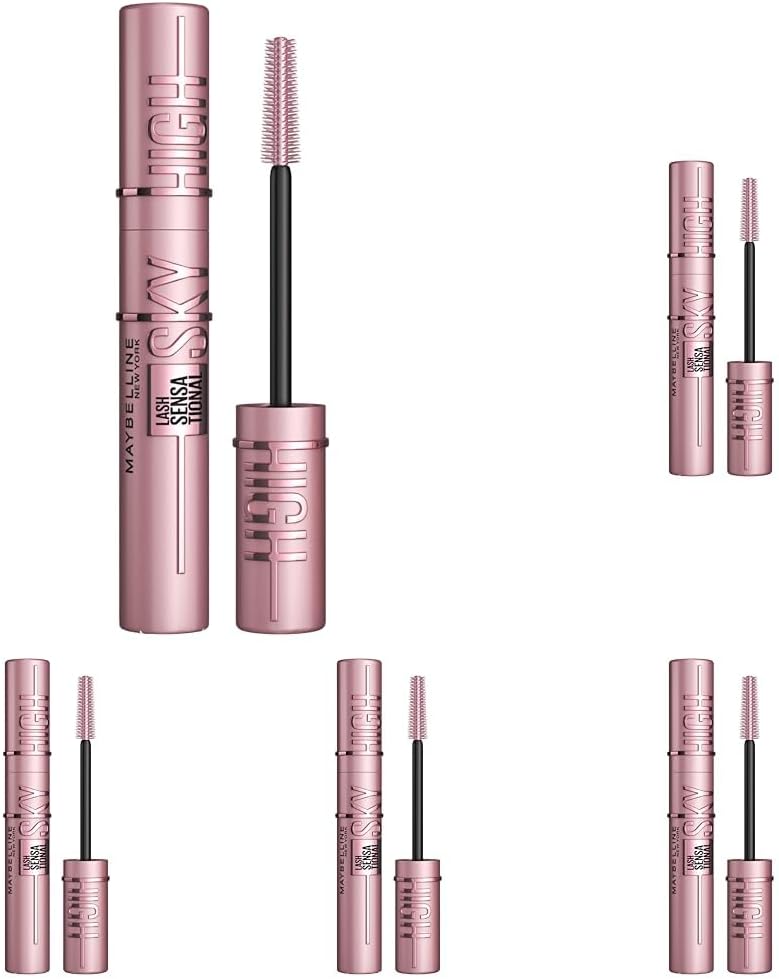 Maybelline Mascara, Lash Sensational Sky High Volumizing & Thickening, Eyelash Lengthening, Flake-Free Formula, Washable Mascara Infused with Bamboo Extract, Full Volume Mascara, Colour: Black — image 7