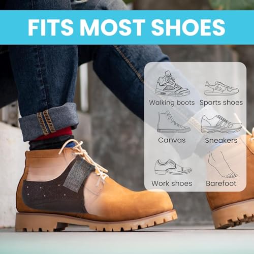 Image of Belanto Heel Pain Relief Pad, 1 Pair Plantar Fasciitis Heels Support Cushion Pads for Ankle Pain, Heel Spur Shoe Insert for Men & Women, Heel Protector Cups for Pain & Achilles Tendonitis (Free Size)