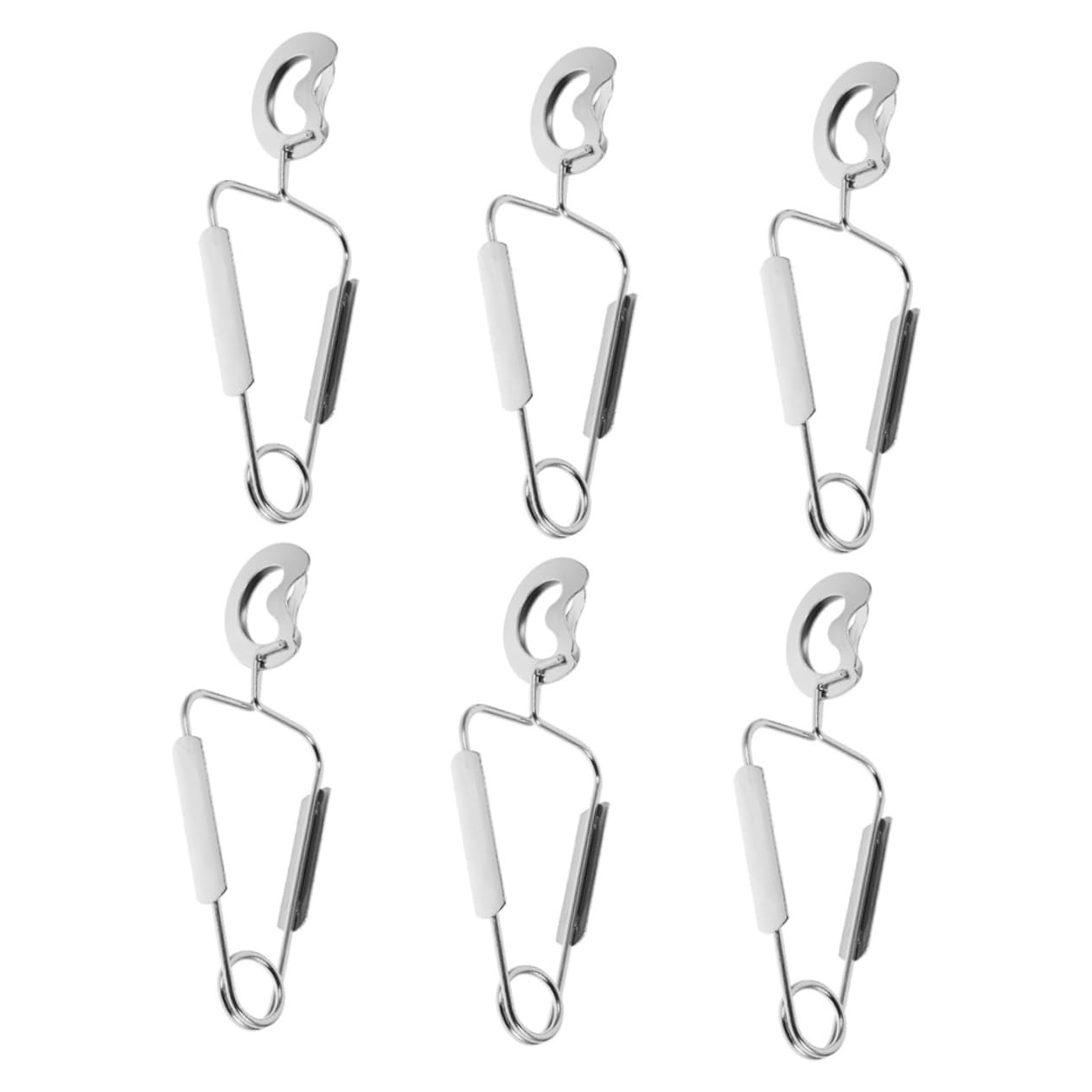 PRETYZOOM 4 Juegos Clip De Comida De Caracola Espátulas Y Pinzas Para Alimentos Accesorios De Charcutería Pinzas Para Servir Paraca Aperitivos Junta Silver Acero Inoxidable 6 Piezas * 4