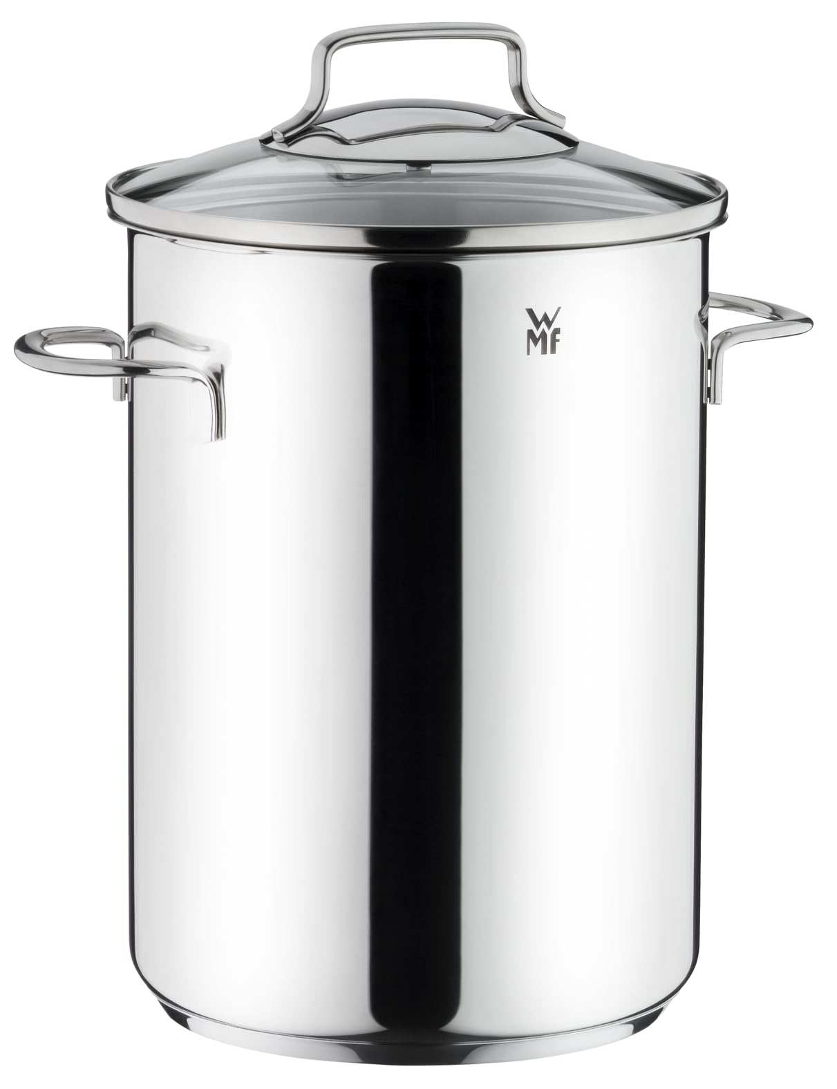 WMF Set Espárragos - Olla Alta 16 cm Con Cestillo y Pelador 17 cm, Acero Inoxidable Cromargan, Para Todo Tipo de Cocinas