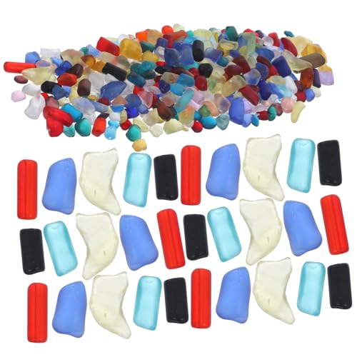 HOLIDYOYO 1 Set Polished River Rocks for Fish Tank Aquarium Gravel Decorative Stones for Freshwater Saltwater Aquariums for Fish Easy to Use