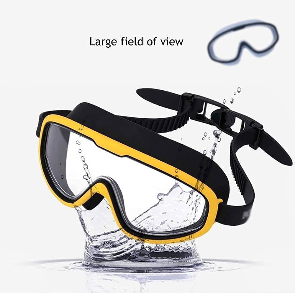 Occhialini Piscina Occhialini da nuoto per visione ad alta definizione Occhialini da nuoto antiappannamento Cinturino regolabile Protezione per gli occhi Trasparente Unisex