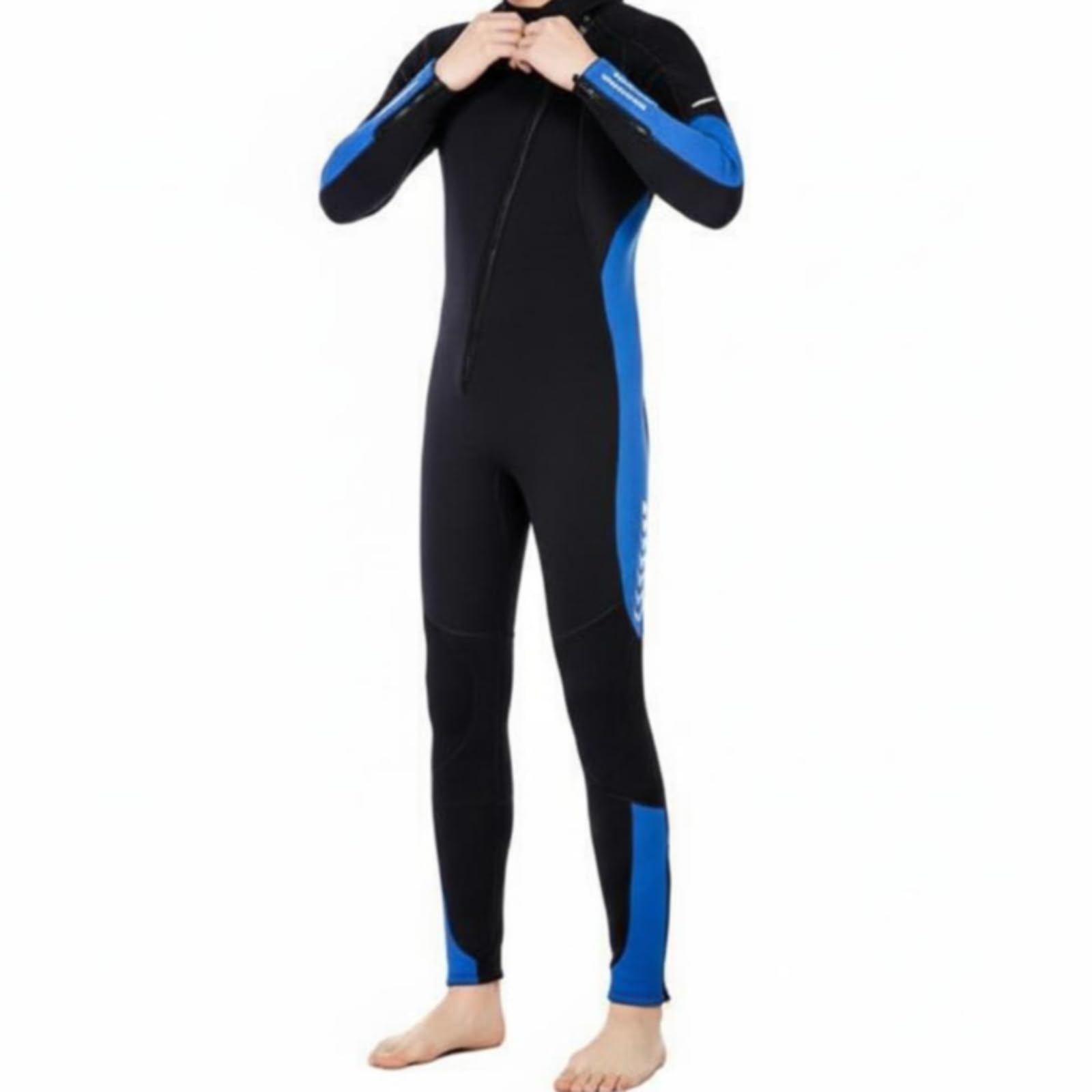 Tuta Muta per Uomo con Materiale in E Nylon per Isolamento Termico E Comfort Durante Il Nuoto con Struttura Flessibile per Movimenti Ottimali Adatta, Color to 14, XXL