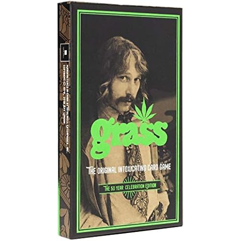 TDC Games Grass Card Game, Novelty Card Game for Adults, Fast Paced Card Game for 2-6 Players, Hilariously Fun Game to Play with Friends, Card Game for Game Night Cover