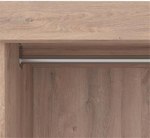 Miniatura 6 de Atlin Designs Moderno organizador de armario de 36" en marrón rústico