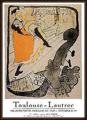 Amazon.co.jp: ポスター アンリ ド トゥールーズ ロートレック Jane