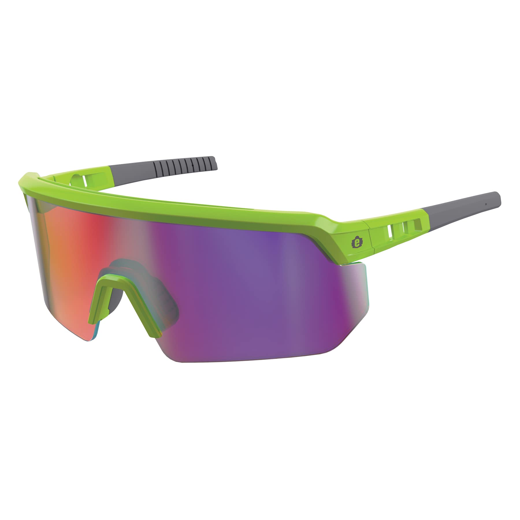 Ergodyne Skullerz Aegir Safety Glasses, Sunglasses - Mirrored Lenses Gafas de seguridad con espejo Unisex adulto (Pack de 1)