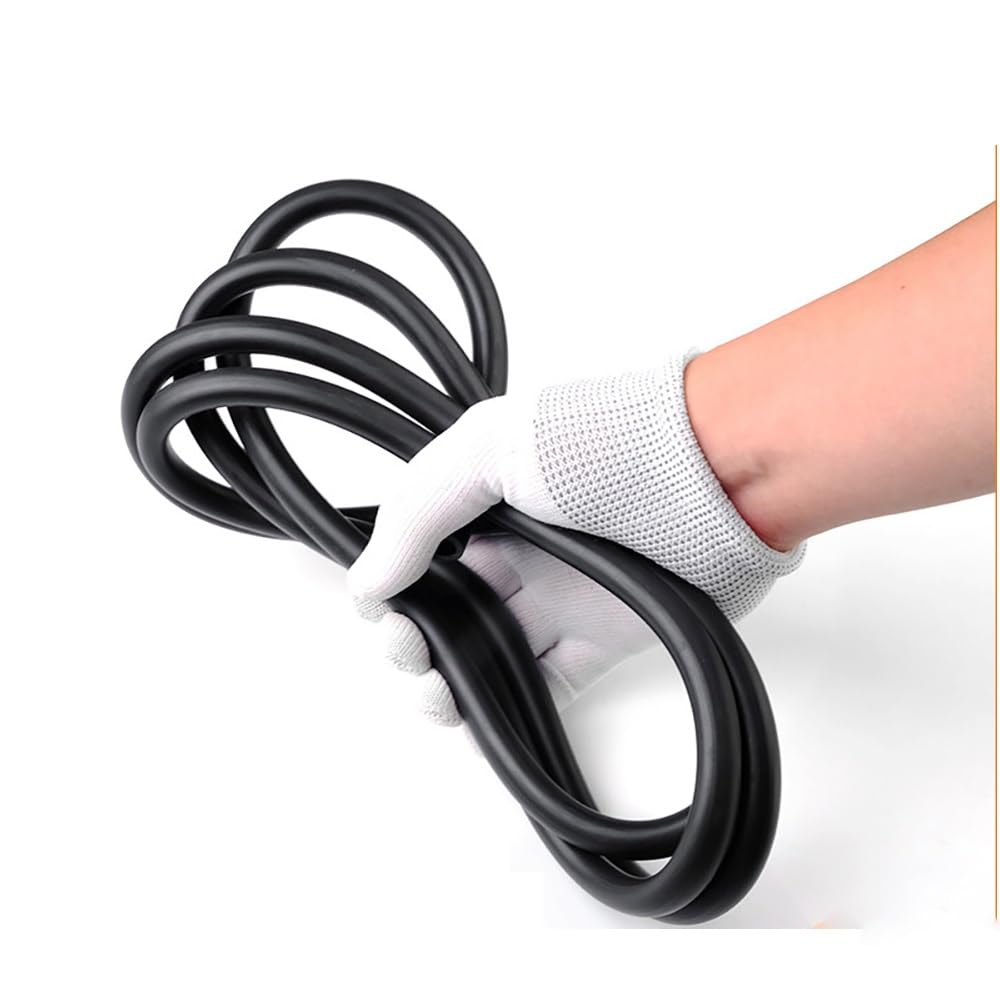 Dyibingdyb 1 Meter Black Fkm Viton Fluorine Rubber Tubing, Id 2Mm-25Mm, Oil Acid Alkali High Temp Corrosion Resistant Hose(Id 18Mm X Od 24Mm)
