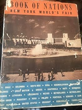 Hardcover Book of nations, New York World's fair; Book