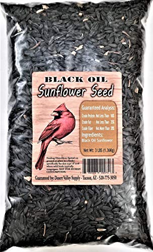 Premium black oil sunflower seed - cardinals - birds - animals (3…