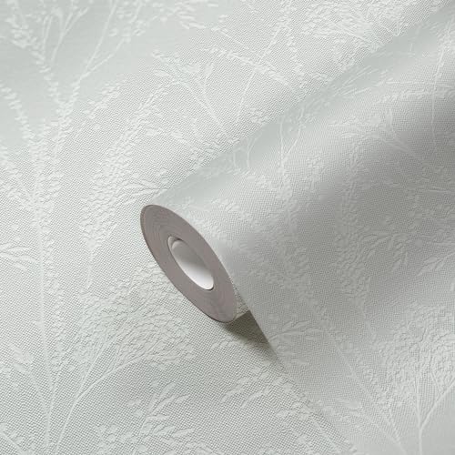 A.S. Création Non-Woven Wallpaper with Branches in Green, Light Green, White, Design Wallpaper with Natural Look - Image 2
