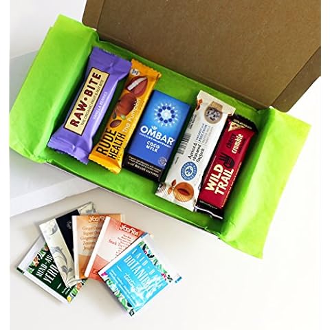 Healthy Vegan Snack and Tea Selection Gift Box (Gluten Free) Cover