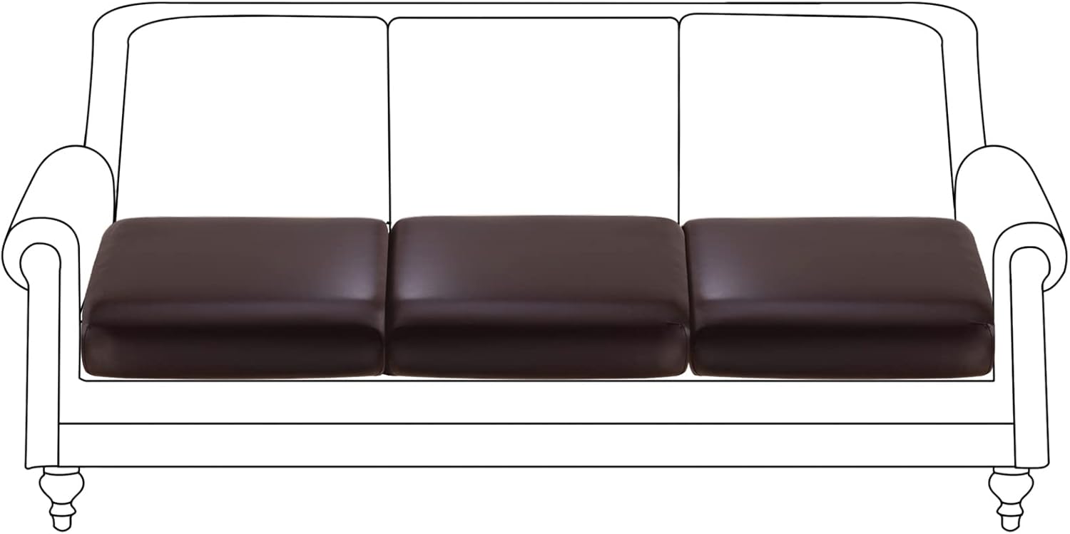 YISUN PU Leather Couch Cushion Sofa Cover, Waterproof