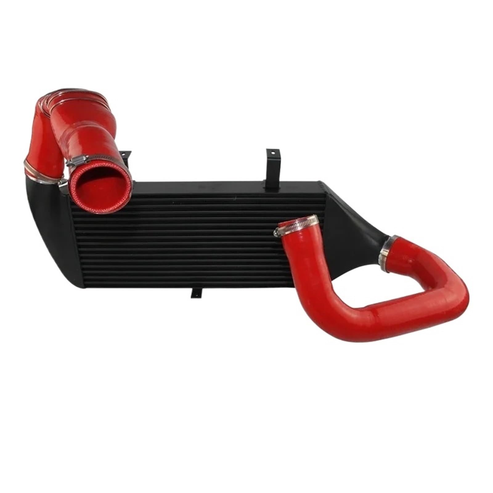 Cvgffs Red Front Intercooler For Opel For Astra H Opc 2.0L Turbo 177Kw/240Ps 2005-2010 Front Mount Competition Aluminum Intercooler Hose Kit
