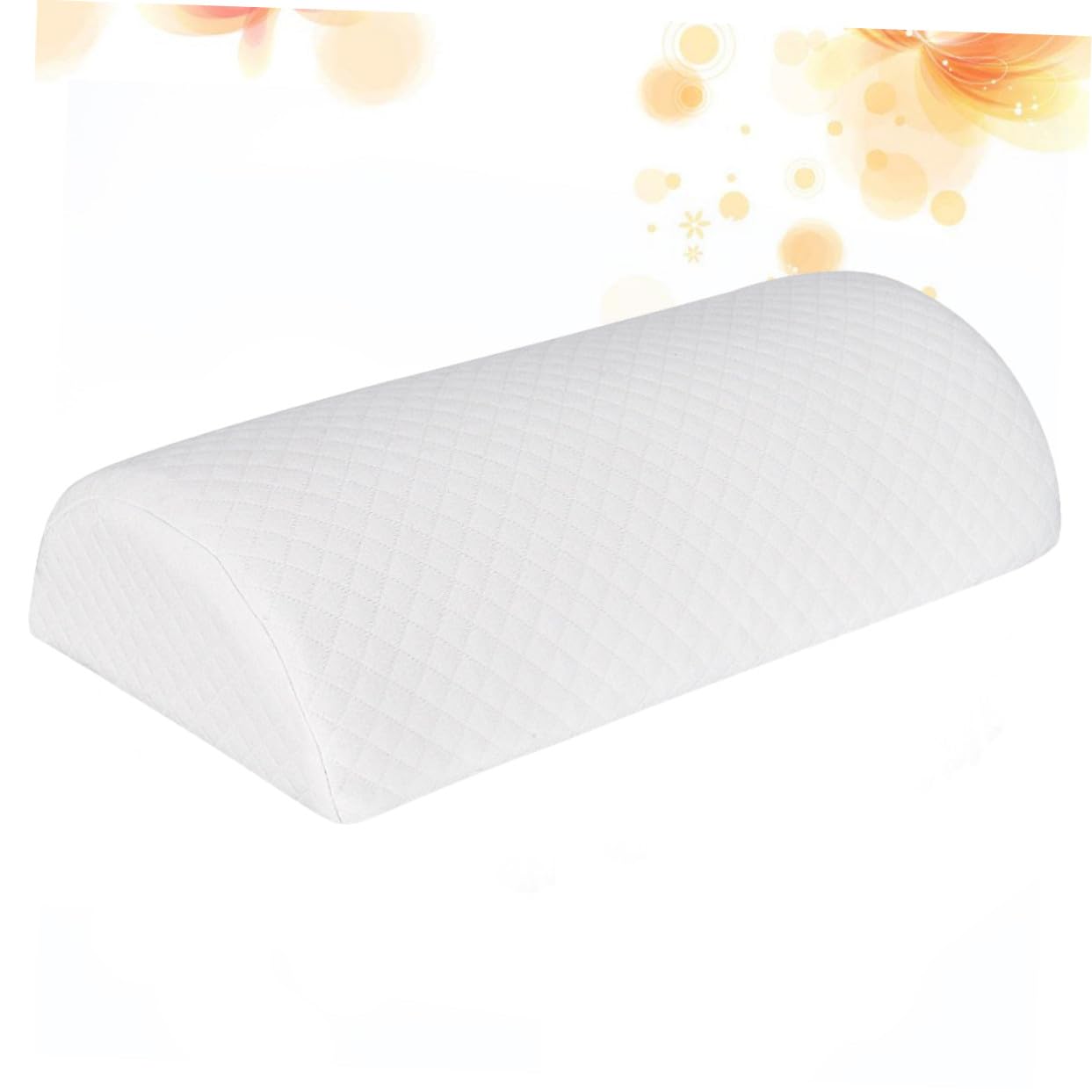Almohada de Memoria Rodillas, Semicircular, Poliuretano Blanco