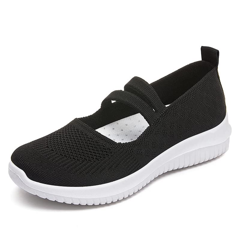 carl vinson Breathable Woven Women’s Shoes – Soft Sole, Large Size, Comfortable & Stylish| 37 | Black-picture-29