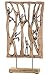 Produktbild GILDE - Deko Skulptur XL Climbing Wall - großes Dekoobjekt aus Holz mit Figuren aus Aluminium - Höhe 54 cm Farbe: Natur Silber