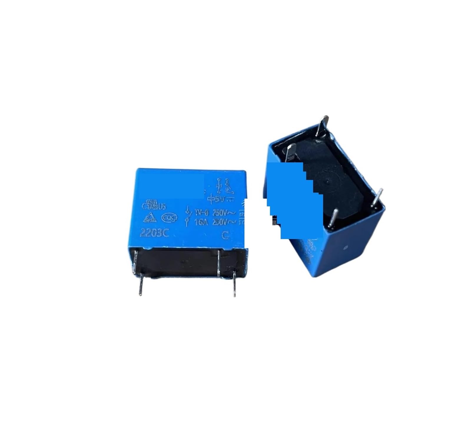 Relais A16-V-105DA2F 4-pin 16A pour automatisation de la maison connectée et domotique 10PCS