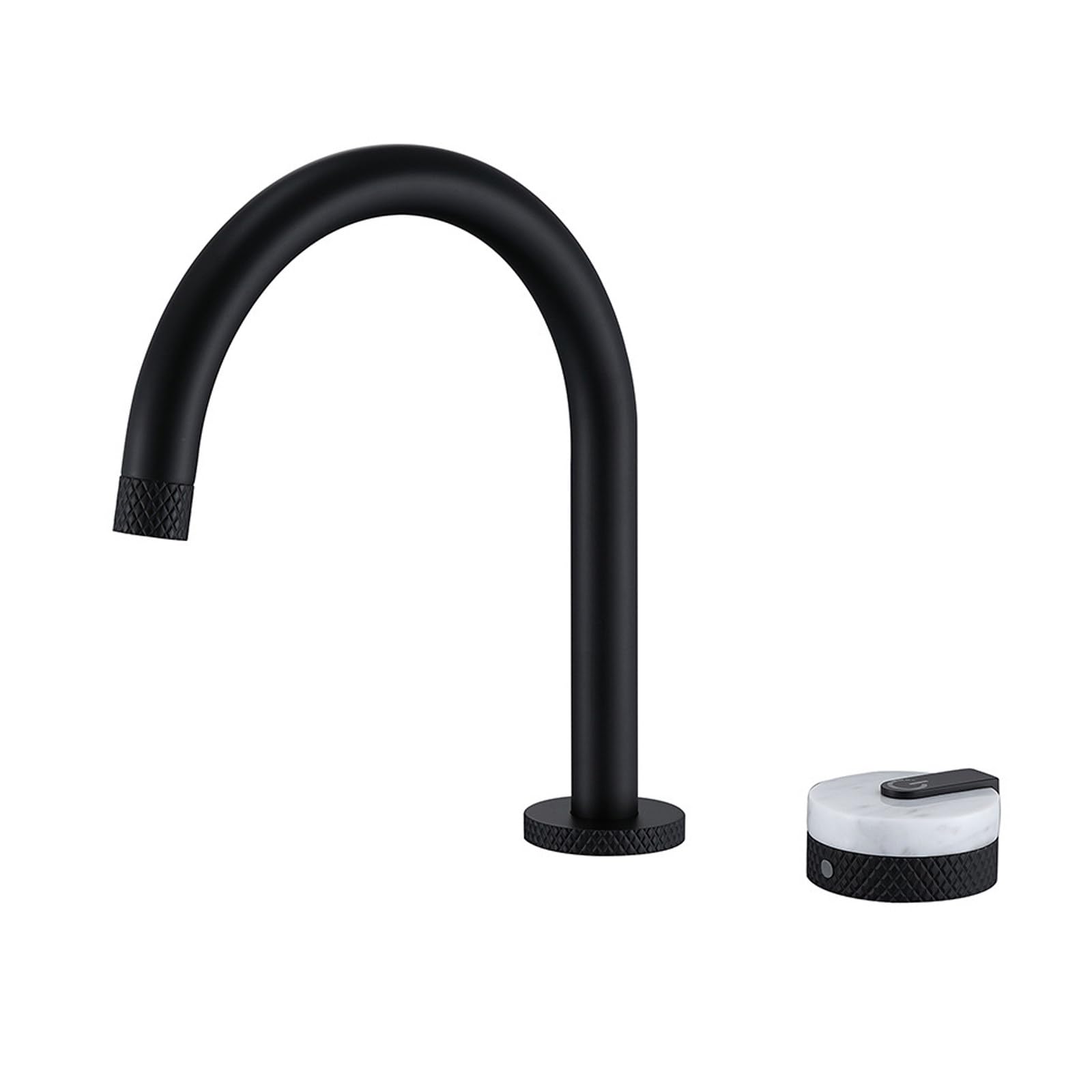 Grifo de baño de latón premium Grifería negra de lujo para lavabo de tocador 8