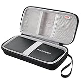 BOVKE Power Bank Carrying Case for RAVPower 26800 Battery Packs 26800mAh Total 5.5A Output 3-Port External Portable Charger EVA Shockproof Travel Storage Case Bag, Black