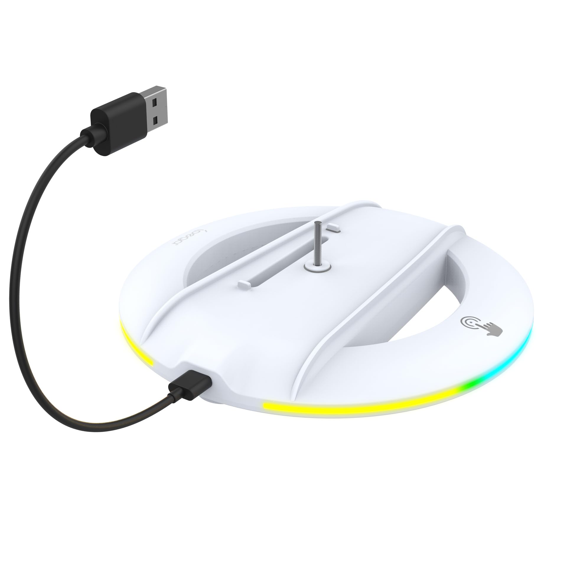 Support Vertical pour PS5 Slim avec Station de Refroidissement, Support Professionnel Efficace, Base de Station de Refroidissement RVB pour PS5 Slim Disc Digital Edition