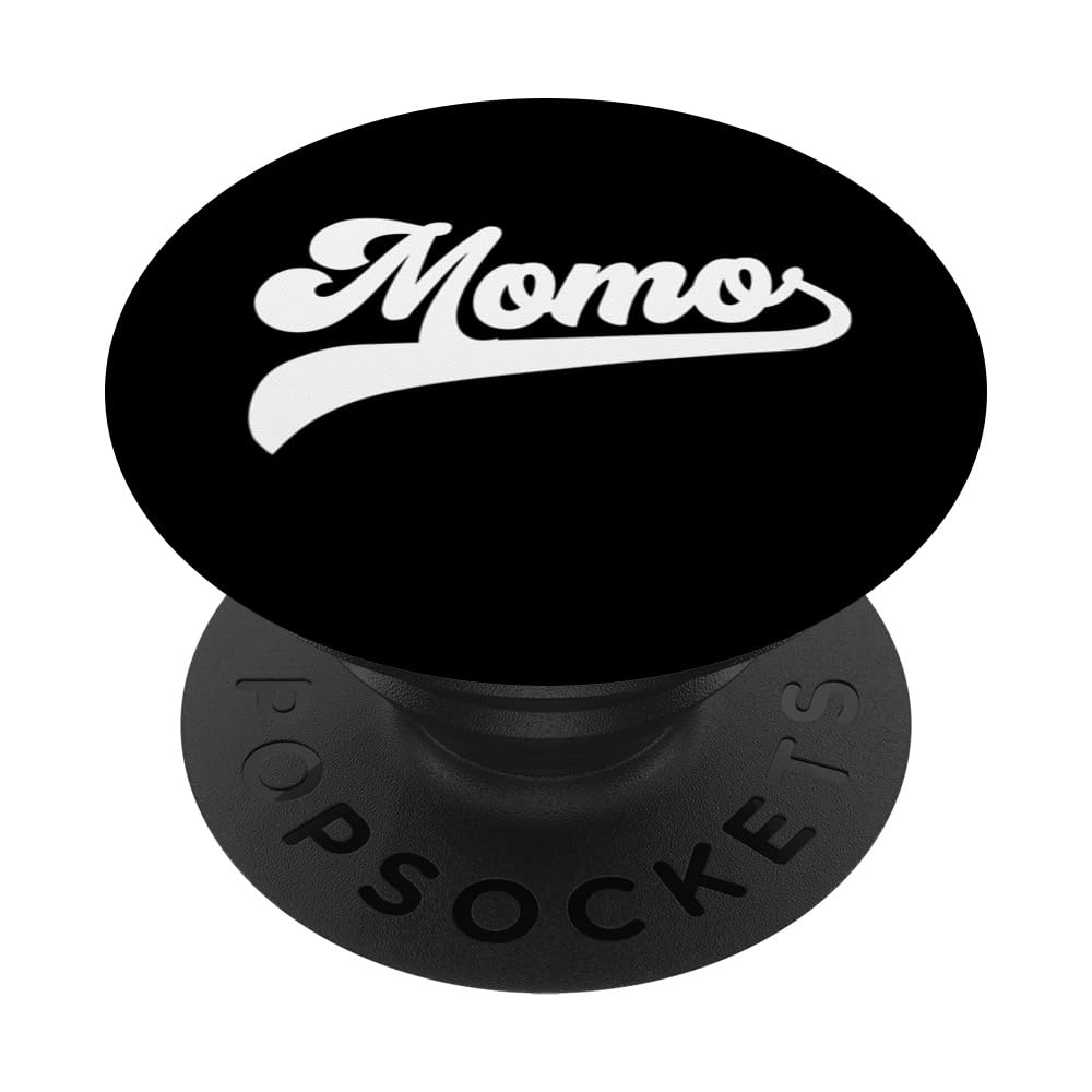 Momo Gifts Mother's Day Momo PopSockets Swappable PopGrip, Black
